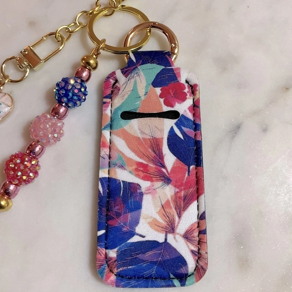 Detachable Keychain and Lipstick Pouch